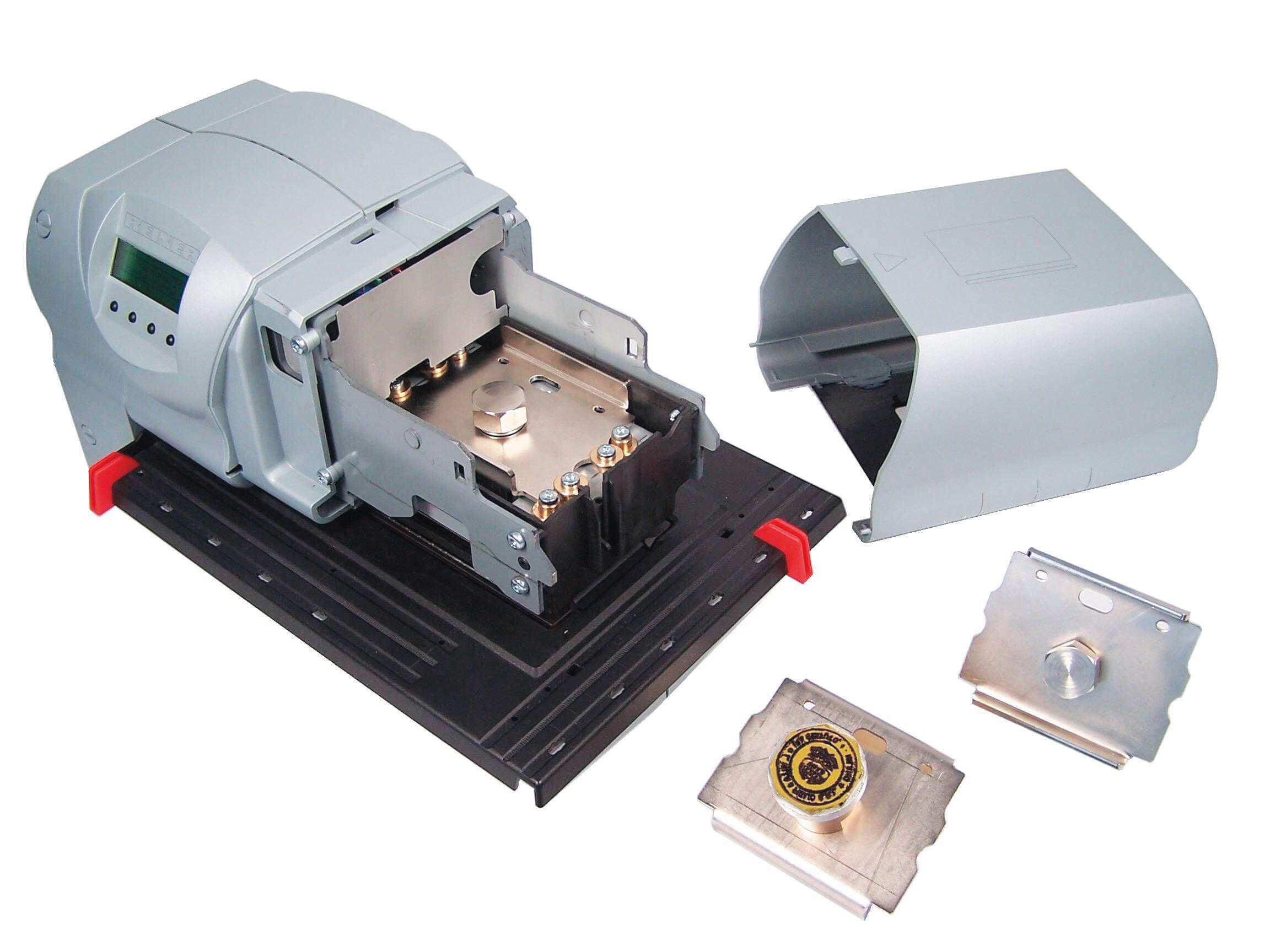 REINER 880, Stamp, Electric Stamp, Electric Stamp with large textplate