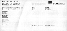 REINER RS 900 - Anwendungsbeispiel: Abdrucke auf Papier, Beleg