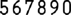 REINER B2 - exemples d empreintes: nombre 