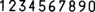 REINER Folioteur C1 - exemples d empreintes: nombre  