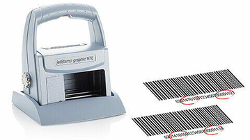 REINER jetStamp970 fortlaufender Barcode