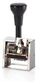 Stempel, Datum-Numeroteur mit Textplatte DN41a