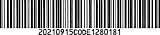 REINER jetStamp 970 - sample print: 1D barcode