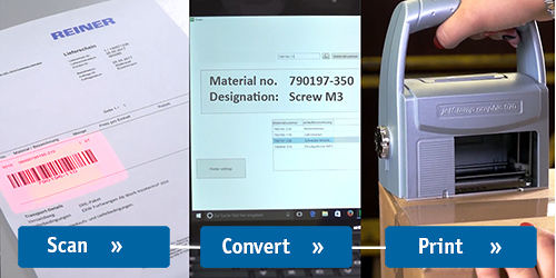 Nouvelle vidéo : le jetStamp graphic 970 intégré dans le processus logistique