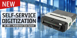 RS 980 - the multi format scanner talent up to DIN A4 has arrived!