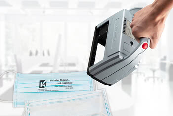 Printing on protection masks
