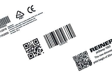 Mobiler Drucker Abdruck Barcode Datum Symbole Text.jpg