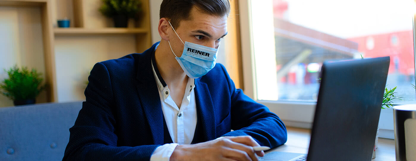 Mundschutz personalisieren Büro