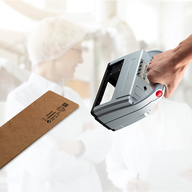 Direct marking of wood fiber