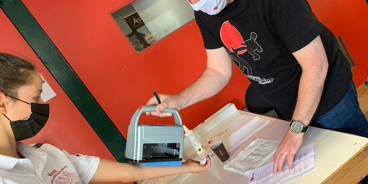 Mobile body temperature measurement in successful use