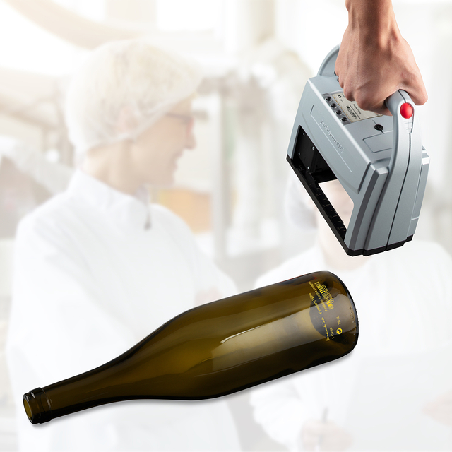 Glas und Fläschen bedrucken - mobil und wischfest