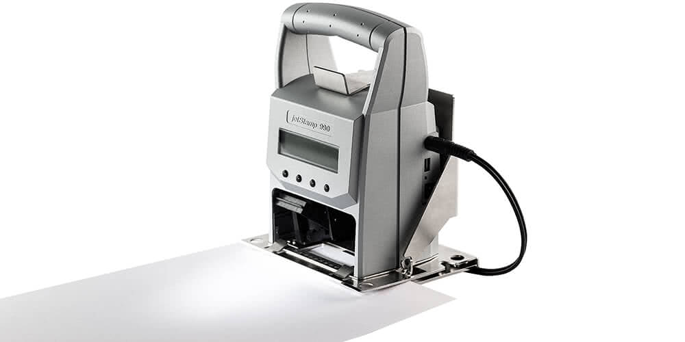 New accessories: Automatic printing station for the jetStamp 990