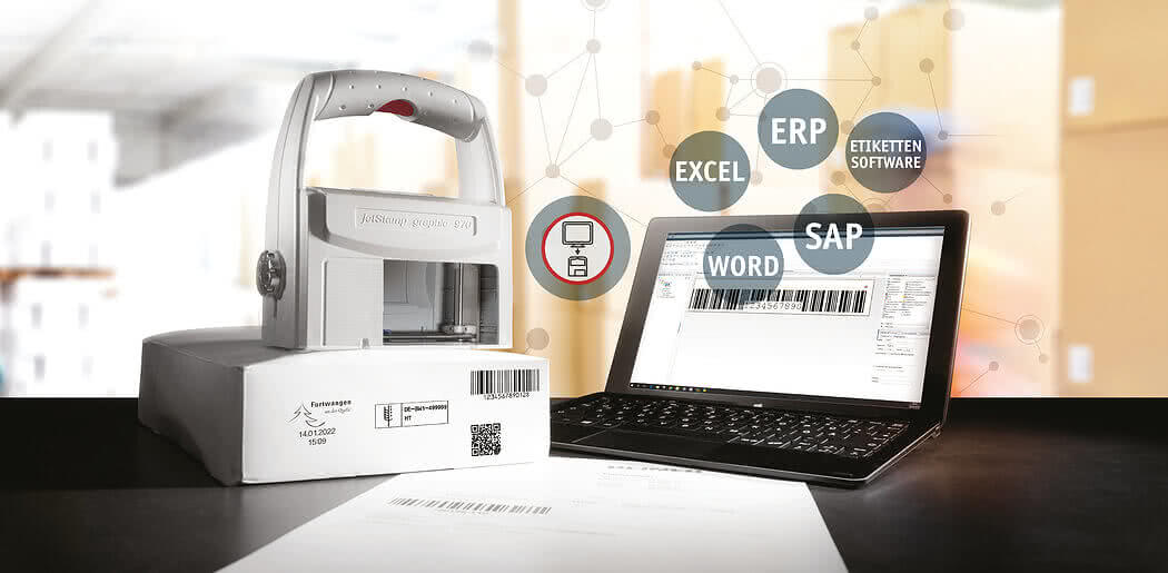 Direct printing with Microsoft™ Word - REINER marking devices offer maximum user-friendliness.