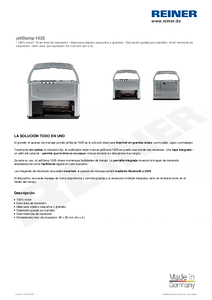 Ficha t C3 A9cnica del producto jetStamp 1025 es00