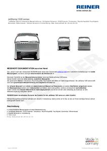 Produktdatenblatt jetStamp 1025 sense de00