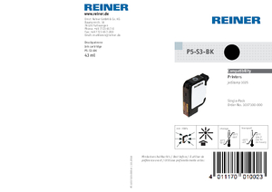REINER BBD PC 1037103 000 A P5 S3 BK00