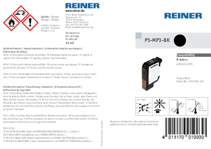 REINER BBD PC 1037103 120 A P5 MP3 BK00