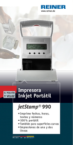 REINER Einleger jetStamp 990 Update 105x210mm Web 990 091 103 B ES00