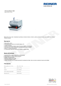 Ficha t C3 A9cnica del producto ChronoDater 920 es00