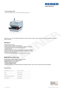 Ficha t C3 A9cnica del producto ChronoDater 925 es00