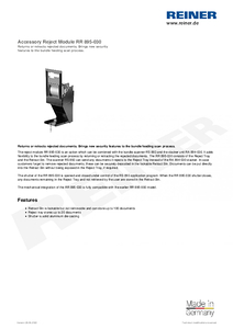 Product datasheet RR 895 030 en00