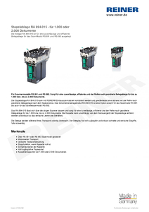 Produktdatenblatt RA 894 015 de00