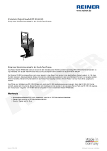 Produktdatenblatt RR 895 030 de00