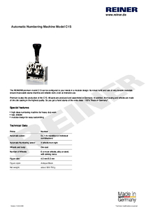 Product datasheet C1S CS en00