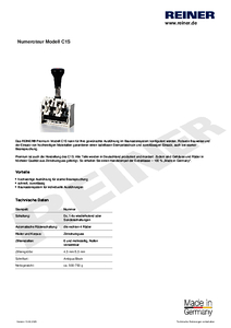 Produktdatenblatt C1S CS de00