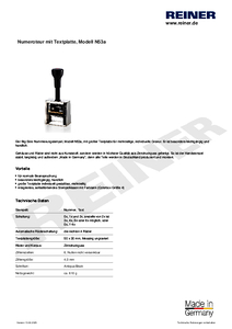 Produktdatenblatt N53a de00