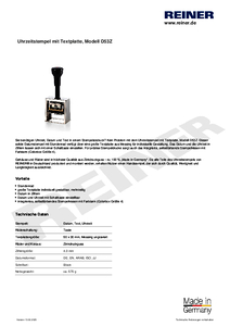 Produktdatenblatt D53Z de00