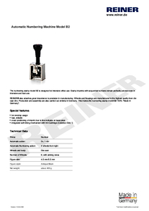 Product datasheet B2 en00