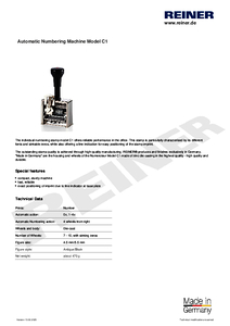Product datasheet C1 en00