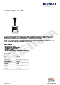 Product datasheet D53 en00