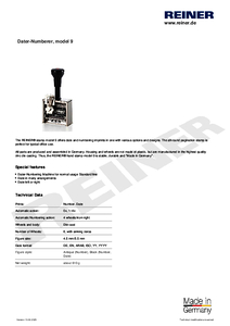 Product datasheet 9 en00