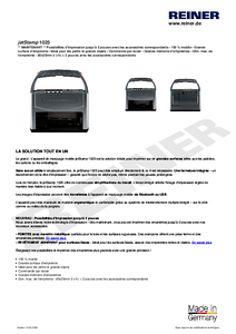 Fiche technique du produit jetStamp 1025 fr00