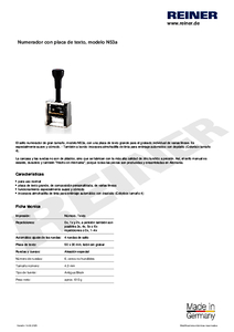 Ficha t C3 A9cnica del producto N53a es00