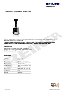 Ficha t C3 A9cnica del producto D28b es00