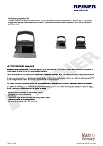 Fiche technique du produit jetStamp graphic 970 fr00