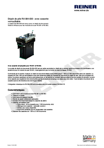 Fiche technique du produit RA 894 030 fr00