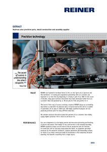 REINER Flyer EXTRACT PraezTechn EN00