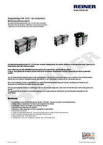 Produktdatenblatt RA 1010 de00
