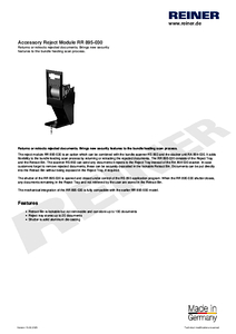 Product datasheet RR 895 030 en00